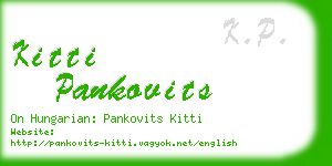 kitti pankovits business card